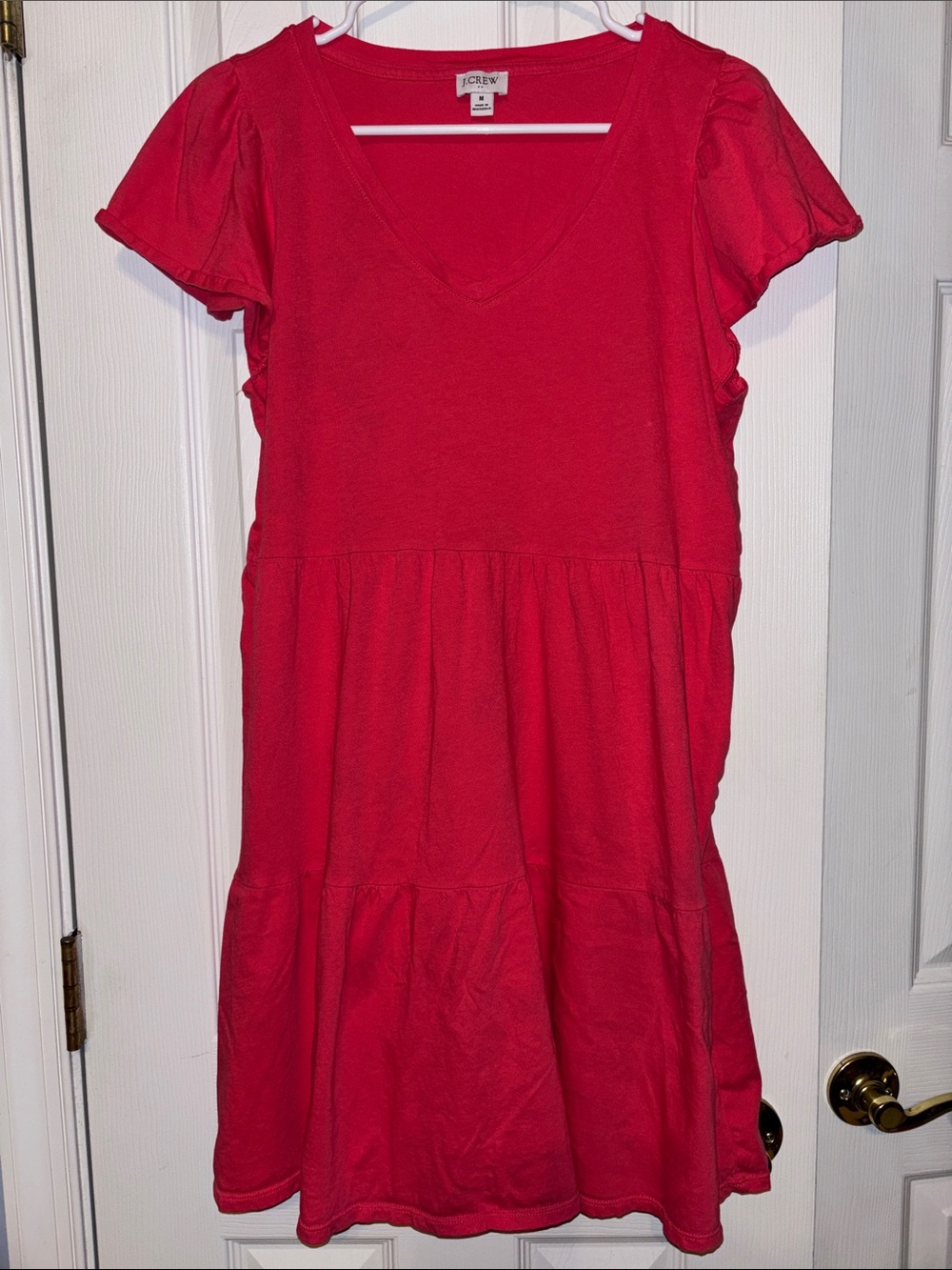 J.Crew Cotton Tiered Mini Dress